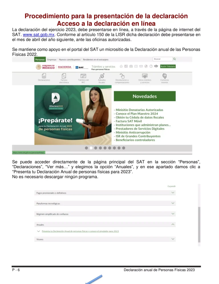 Libro Declaracion anual Personas Fisicas 2023-06