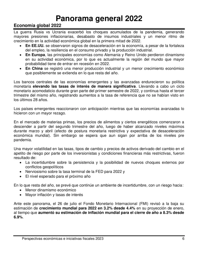 Libro Perspectivas economicas e iniciativas fiscales 2023-06