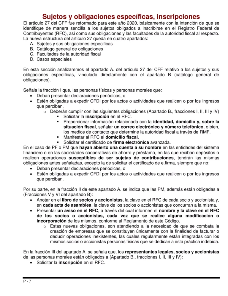 Libro Actualización de Avisos al RFC2020-07