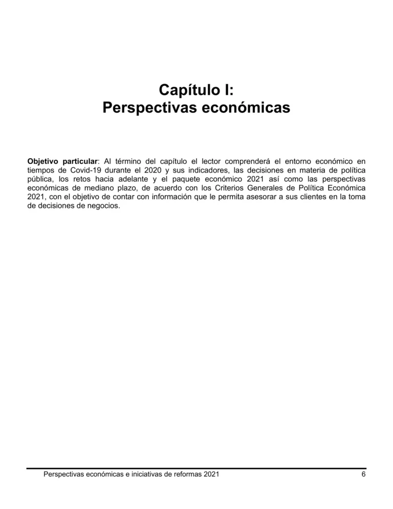 Libro Perspectivas economicas e iniciativas de reformas 2021-06