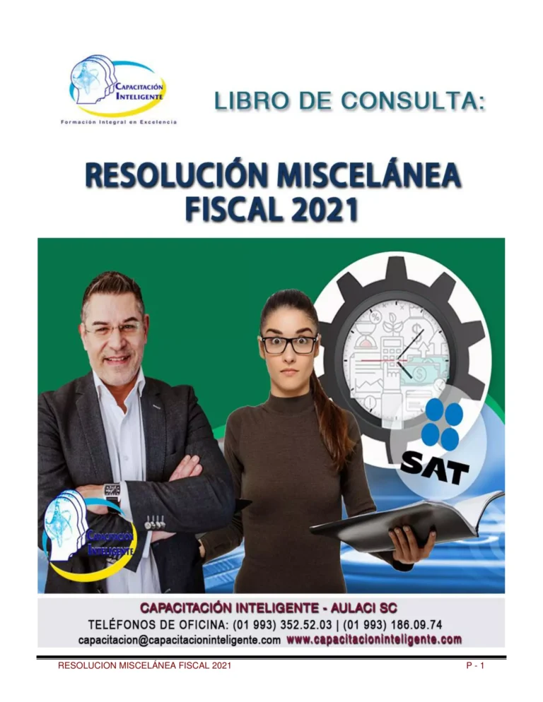 Libro de Resolución Miscelánea Fiscal 2021-01