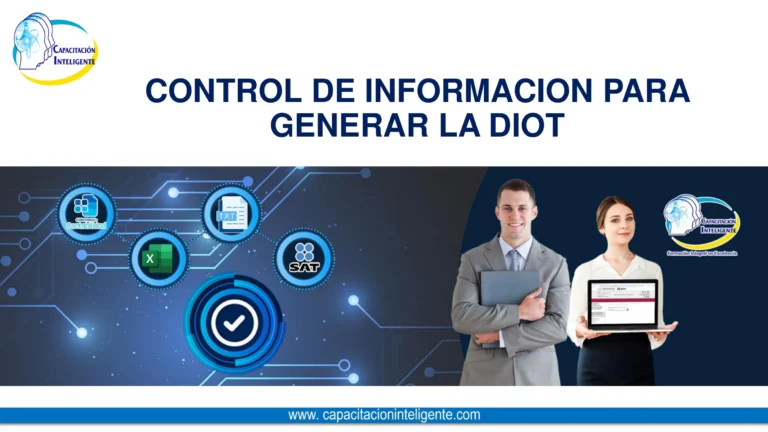 CONTROL DE INFORMACION PARA GENERAR LA DIOT-001