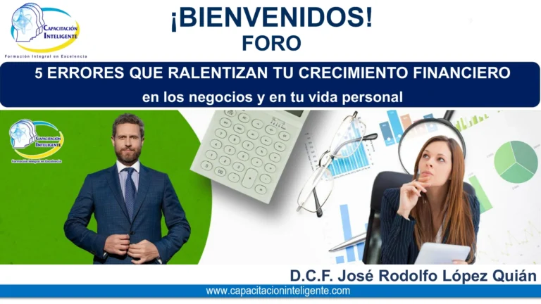 Foro 5 errores que te mantienen estancado financieramente 2025-A-01